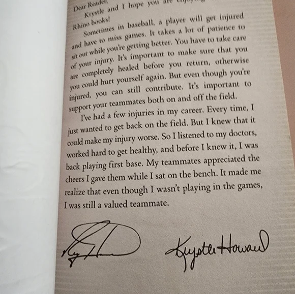 Lot of 3 Sports Related Books for Grades 2nd & 3rd. Signed Copy of Little Rhinos - Picture 6 of 9